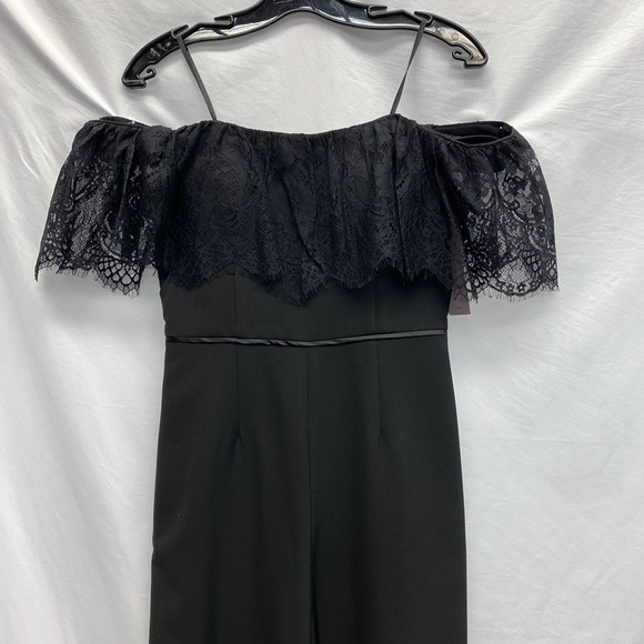 Brand new - Js collection BLACK off the shoulder jumpsuit - Picture 5 of 7